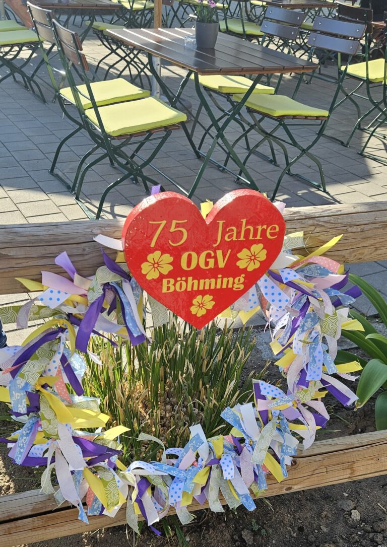 75 Jahre OGV Böhming - Dekokranz