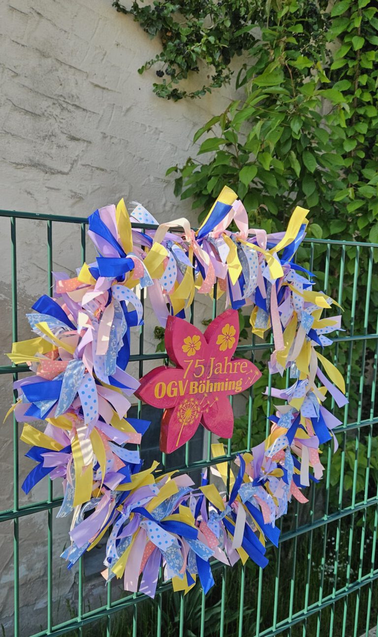 75 Jahre OGV Böhming - Dekokranz