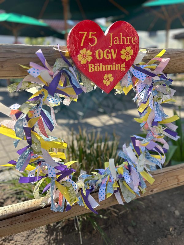 75 Jahre OGV Böhming - Dekokranz
