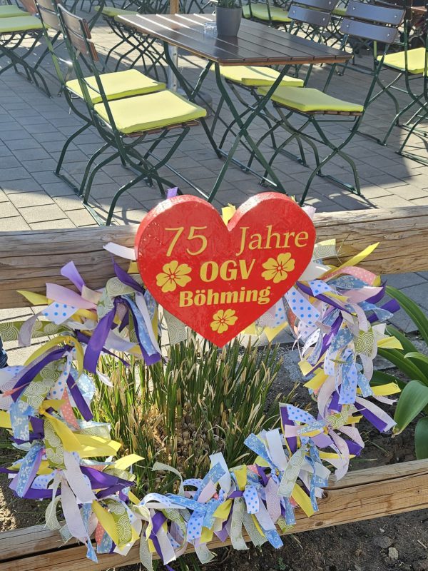 75 Jahre OGV Böhming - Dekokranz