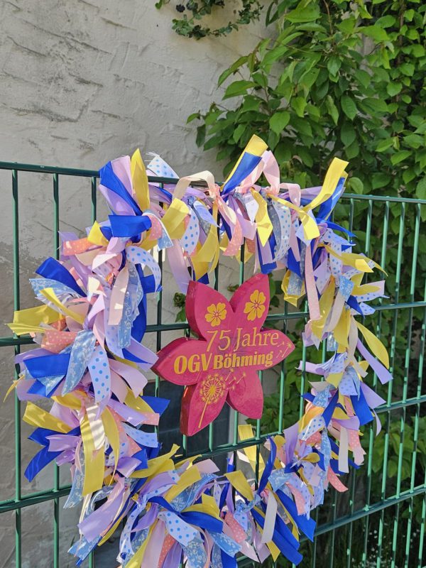 75 Jahre OGV Böhming - Dekokranz